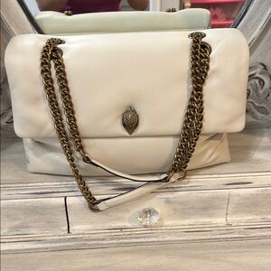 Kurt Geiger Cream Chain Shoulder Bag